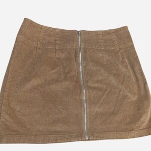 Wild Fable Tan Corduroy Mini Skirt